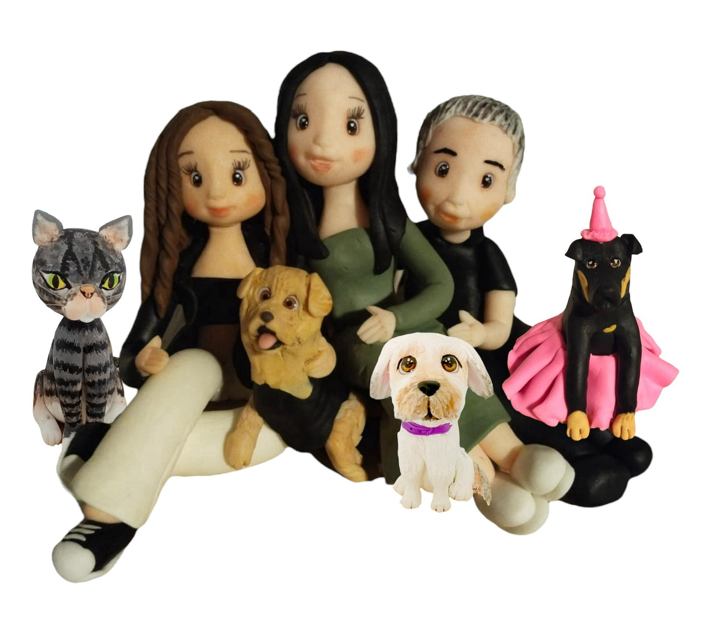 Esculturas personalizadas - Familias